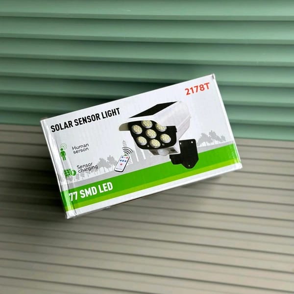 77 LED Solar Sensor Light