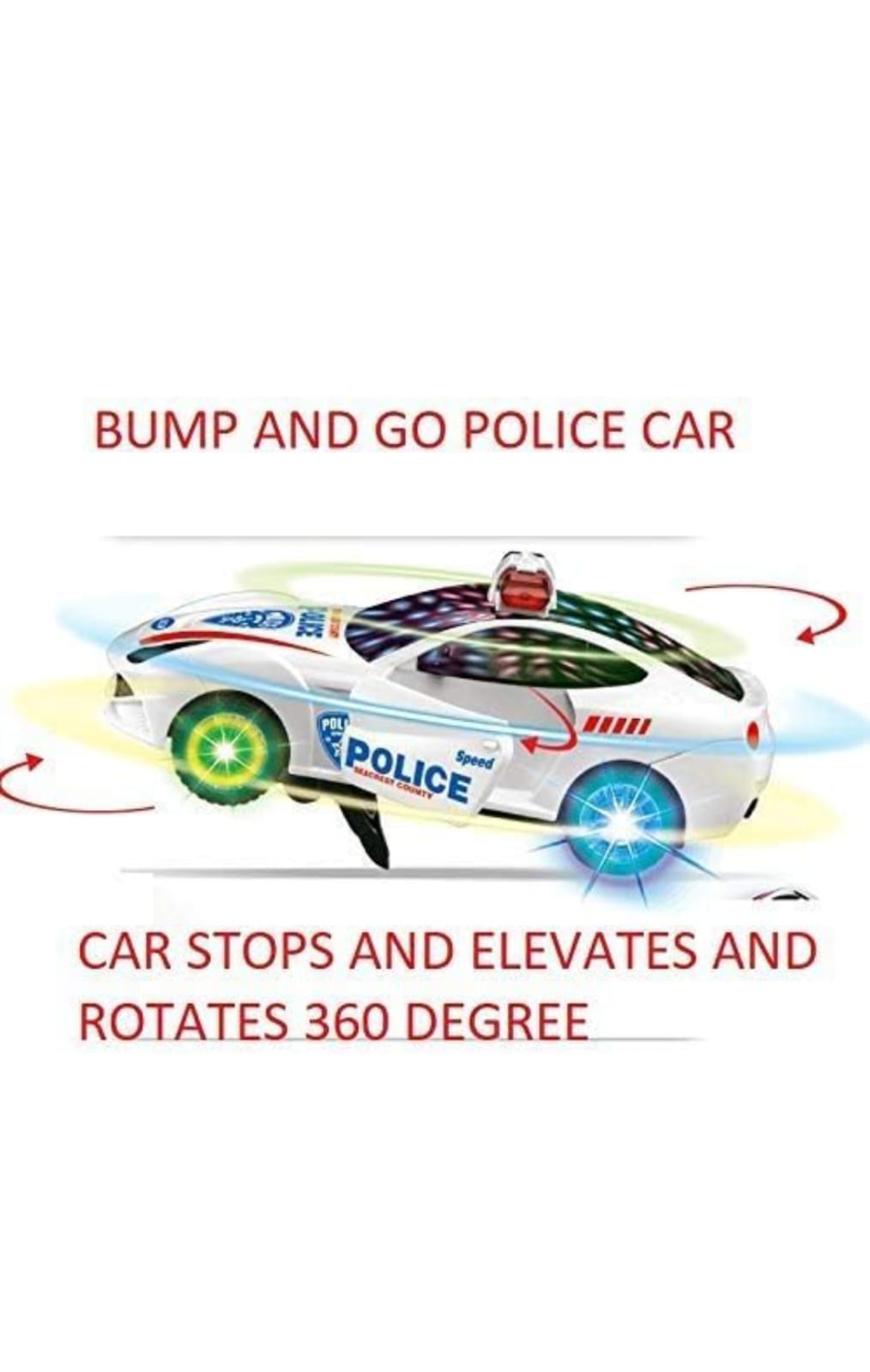 3D Lights Police Car