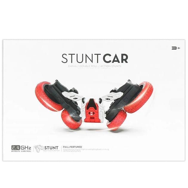DW02A Trick and Flip RC Car 2.4G Red