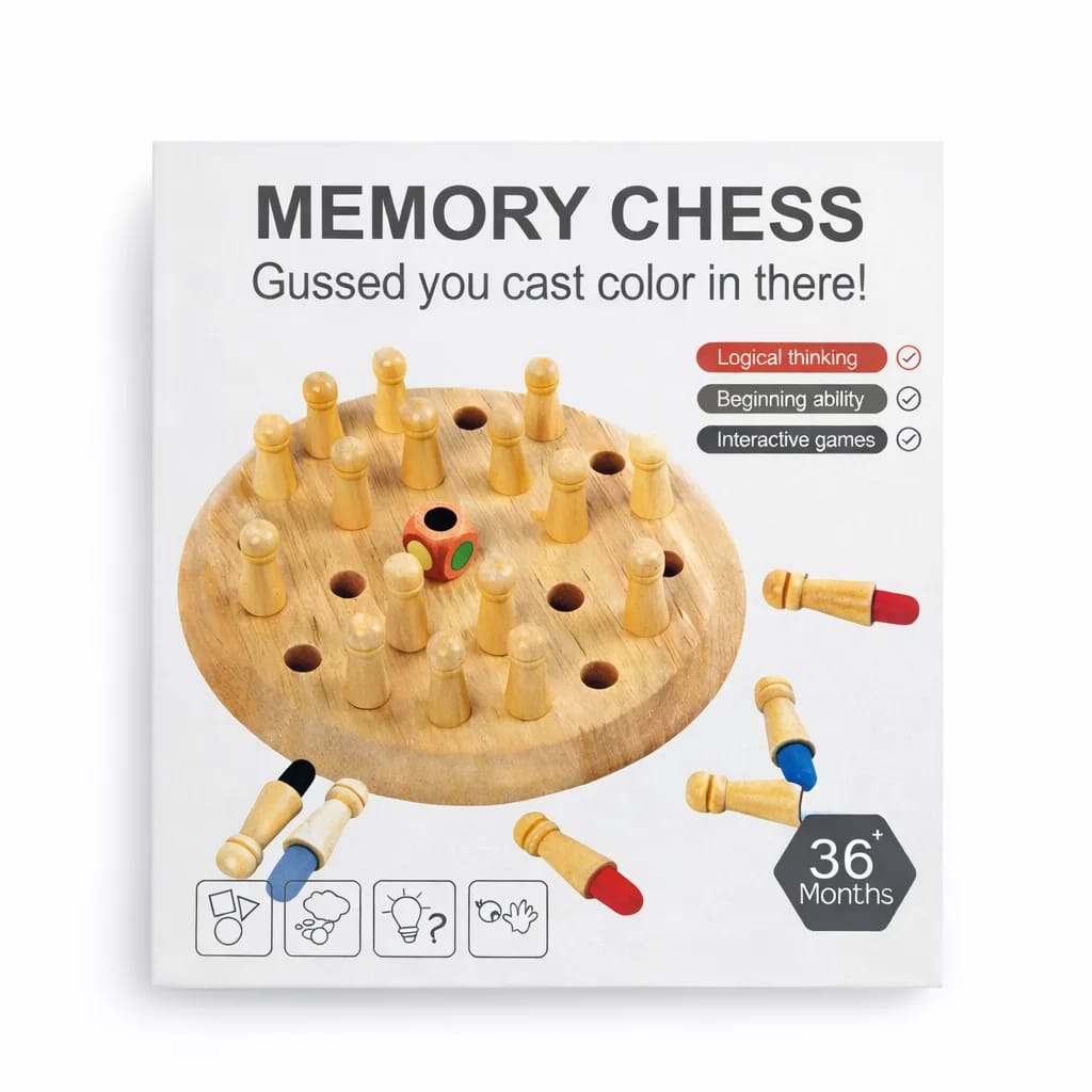Matching Games Wooden Memory Match Stick Chess Game