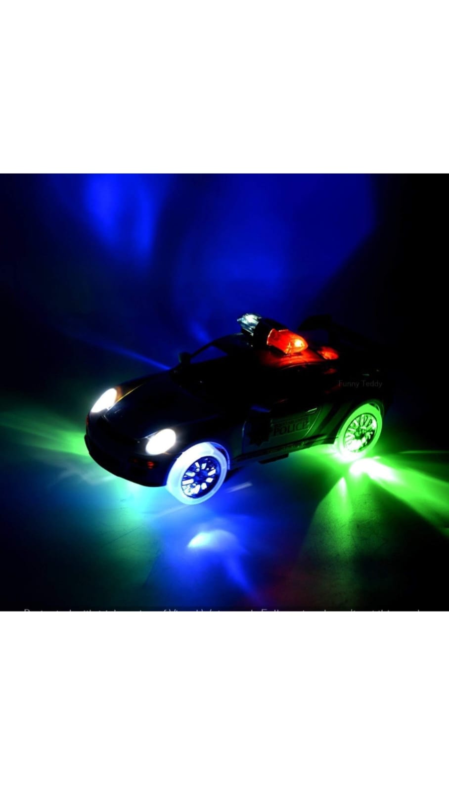 3D Lights Police Car